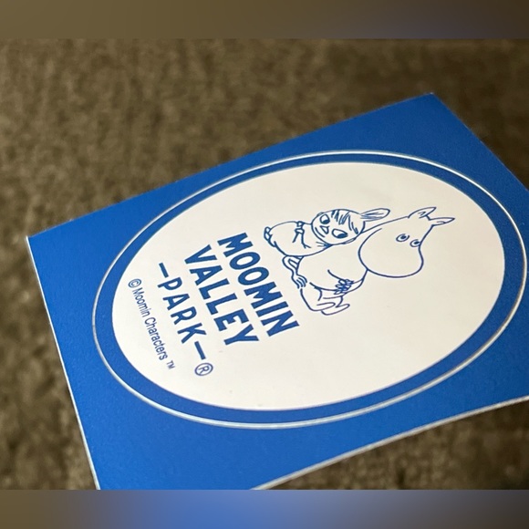 Moomin Valley Park Theme Park Japan Exclusive Sticker Official Souvenir Kawaii - Picture 4 of 4